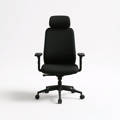 [FURN_0269] Silla de oficina negra